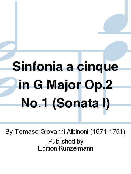 Sinfonia a cinque in G Major Op. 2 No. 1