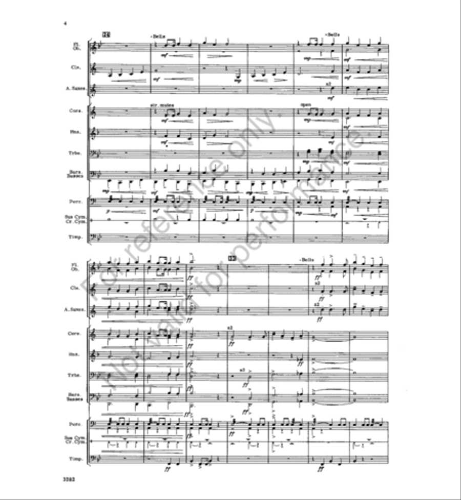 Fanfareon Fanfareon Concert Band scores gallery preview page 4