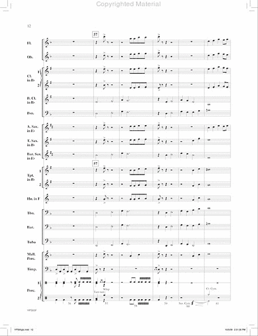 Visigoths Visigoths Concert Band scores gallery preview page 13