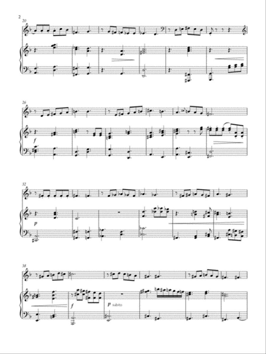 I Allegro Moderato from Fluvial Sonata Double Bass scores gallery preview page 5