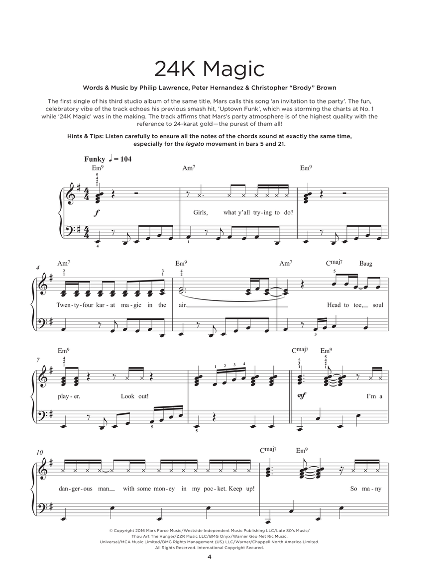 Bad Things Easy Piano scores gallery preview page 4