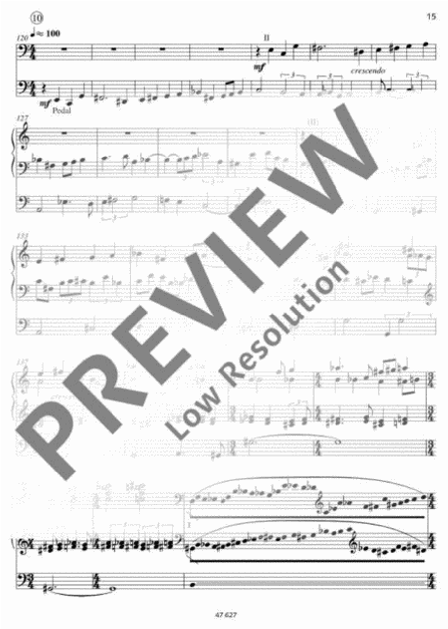 Cantus ad pacem Organ scores gallery preview page 16