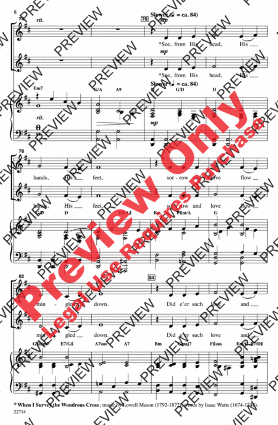 How Beautiful 2-Part scores gallery preview page 7