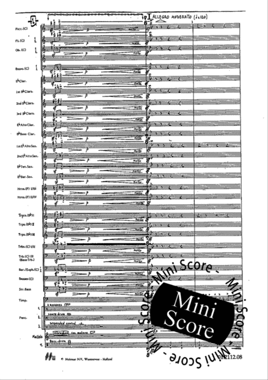 Tre Dodecapricci Concert Band scores gallery preview page 7