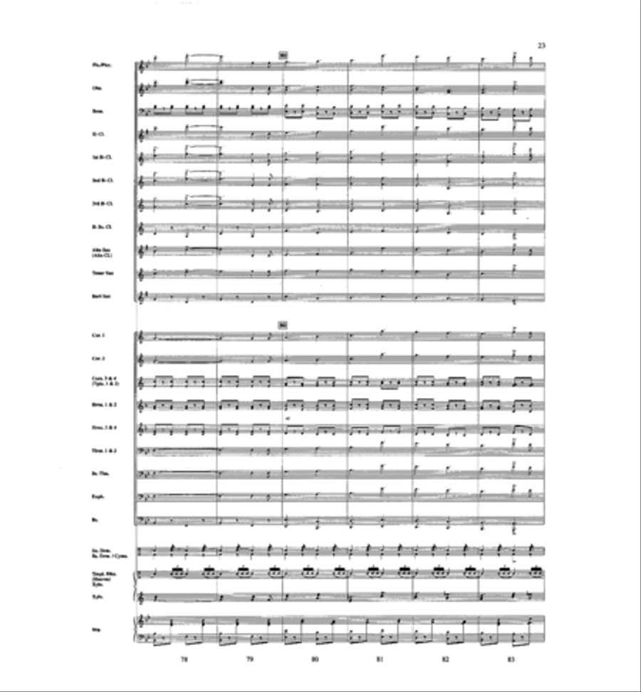 Sabre and Spurs Sabre and Spurs Concert Band scores gallery preview page 15
