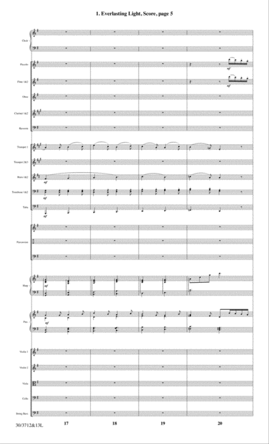 Everlasting Light - Full Score Choir scores gallery preview page 7