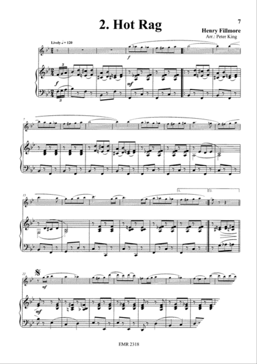 15 Rags Flute Solo scores gallery preview page 4