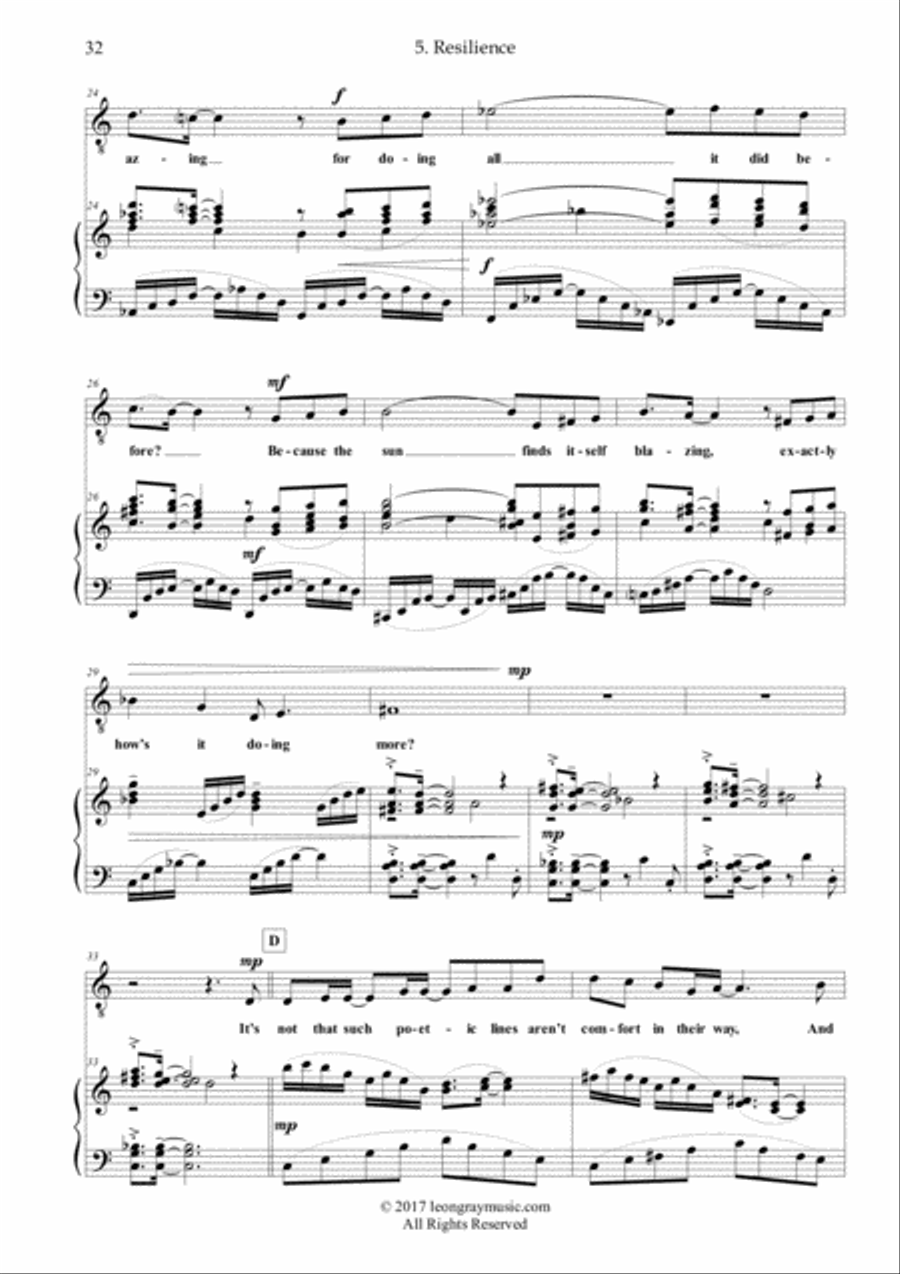 Resilience from 'Marionette' Voice scores gallery preview page 4