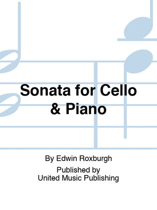 Book cover for Sonata for Cello & Piano