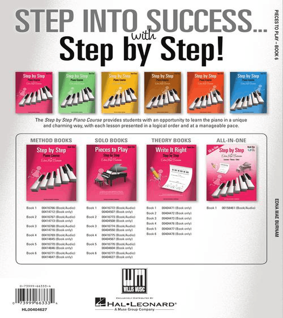 Pieces to Play – Book 6 Piano Method scores gallery preview page 7
