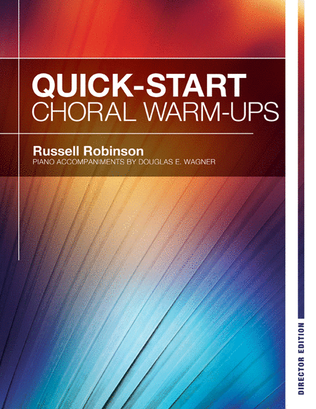 Book cover for Quick-Start Choral Warm-Ups - Director Edition