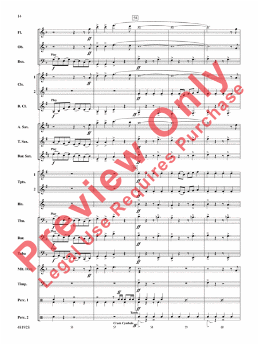 If I Can't Have You Concert Band scores gallery preview page 15