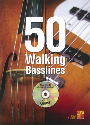 Book cover for 50 Walking Basslines