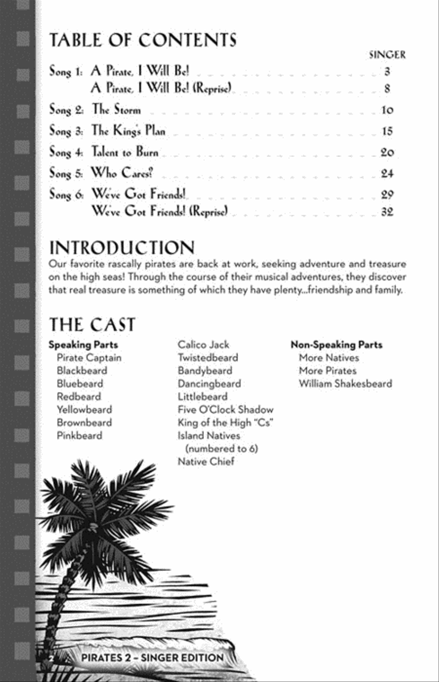 Pirates 2: The Hidden Treasure Choir scores gallery preview page 2