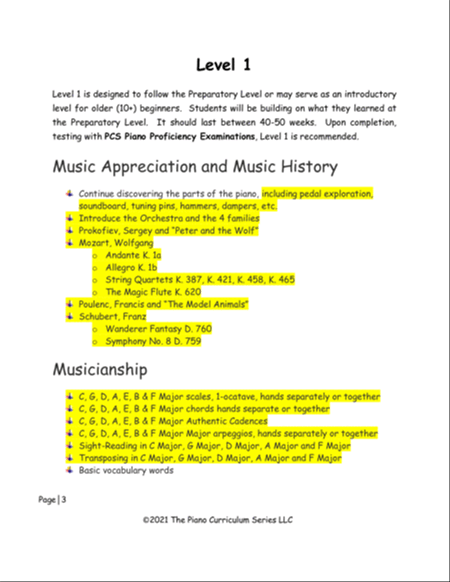 Piano Cornerstones-A Piano Curriculum Piano Method scores gallery preview page 6