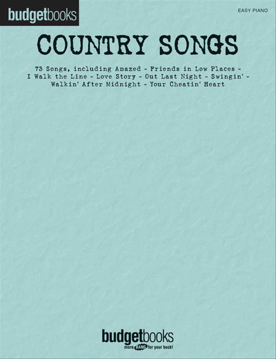 Country Songs Easy Piano scores gallery preview page 1
