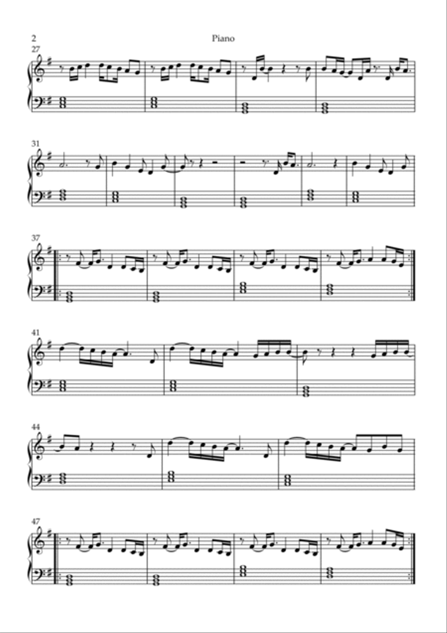 Steal The Show Steal The Show Piano Solo scores gallery preview page 2