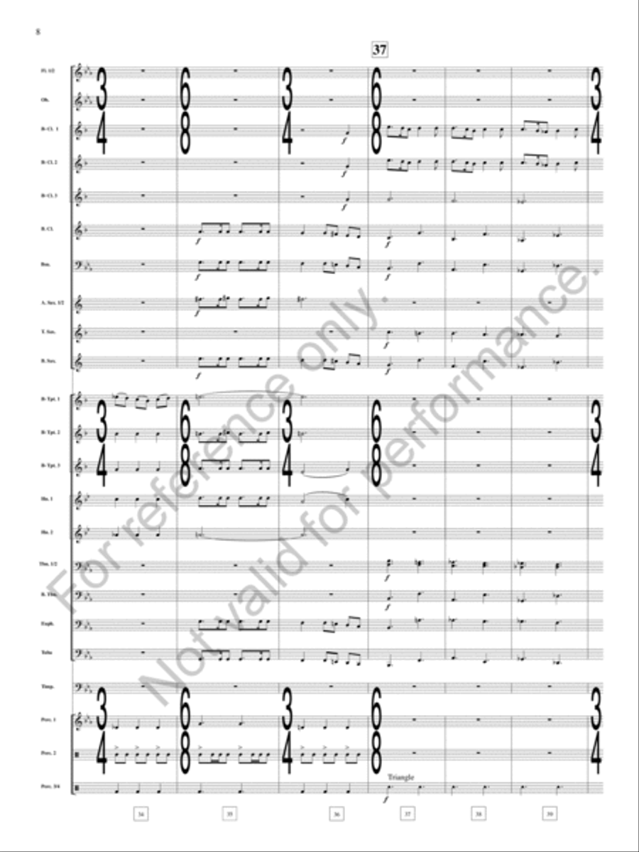 Table Rock Festival Table Rock Festival Concert Band scores gallery preview page 9