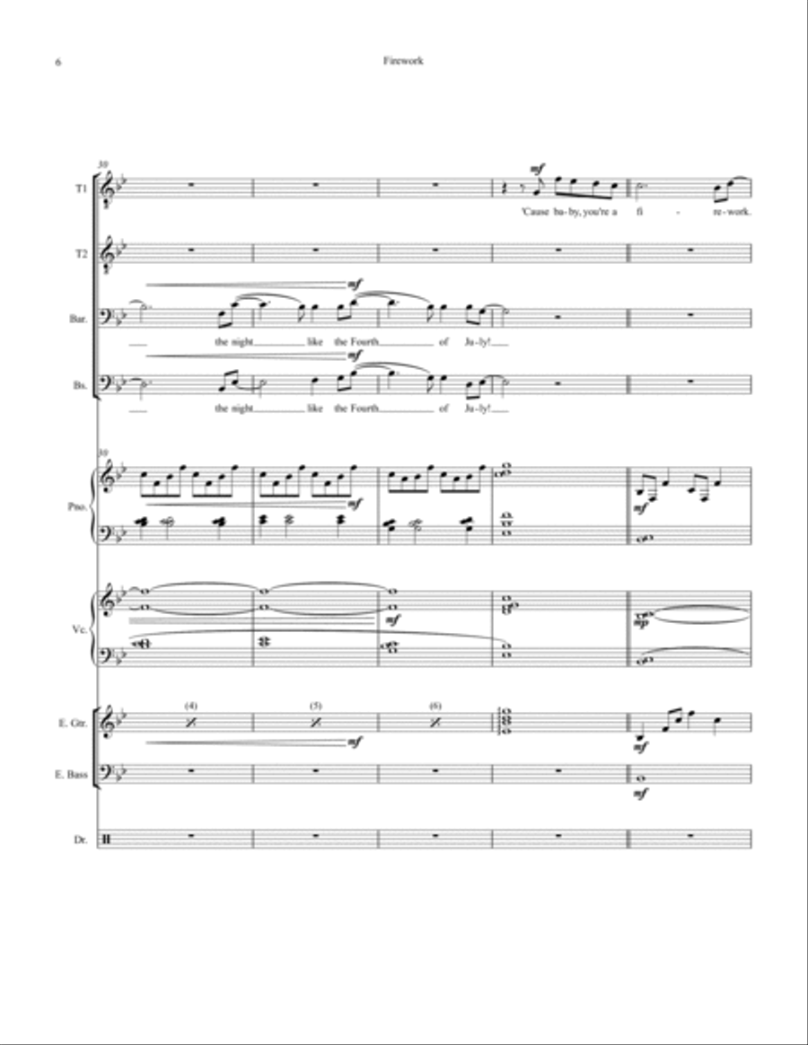 Firework Small Ensemble scores gallery preview page 6