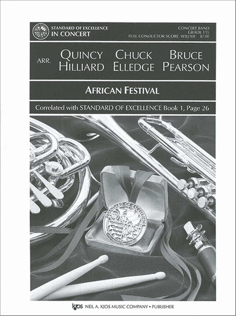 African Festival-Score Concert Band scores gallery preview page 1
