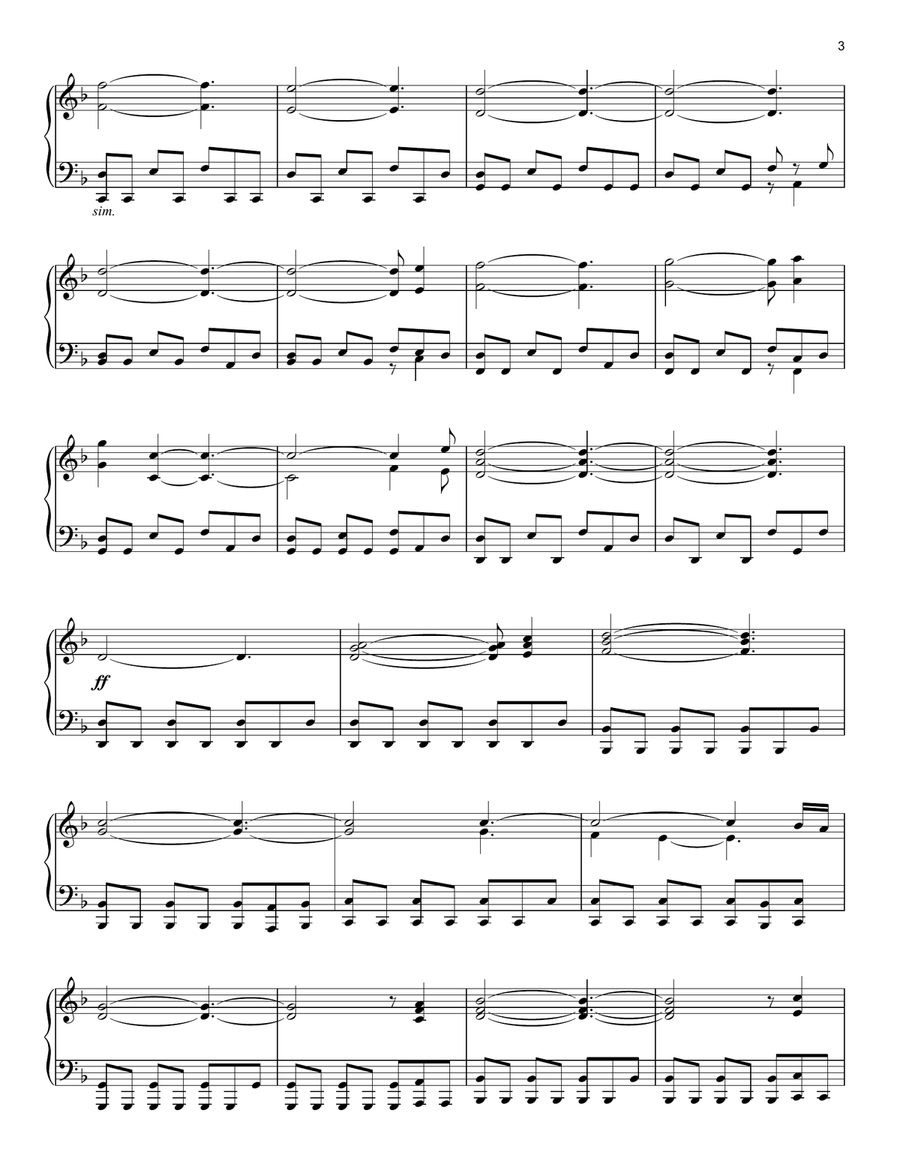 Mass Effect: Suicide Mission Piano Solo scores gallery preview page 3