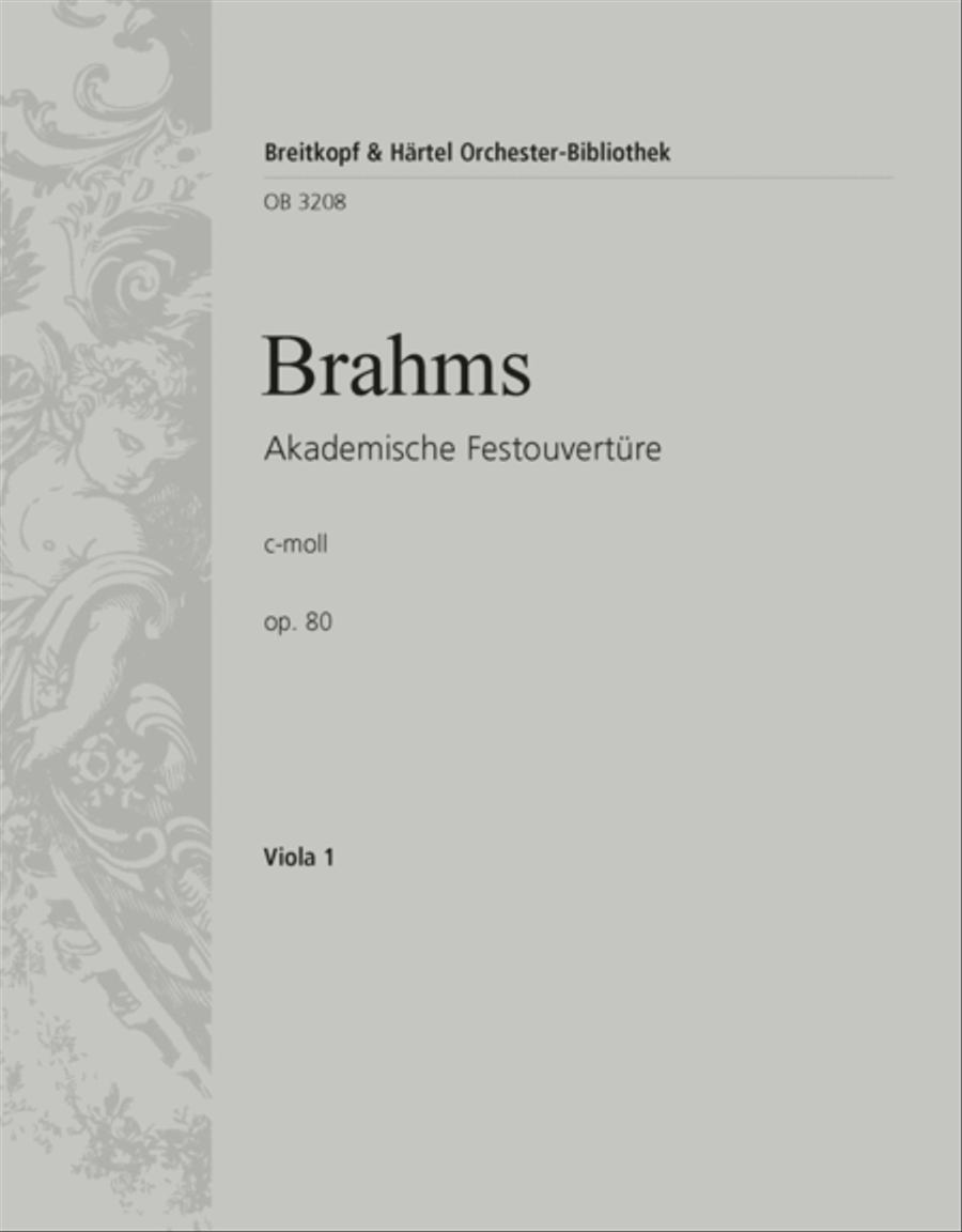 Academic Festival Overture in C minor Op. 80 Orchestra scores gallery preview page 1
