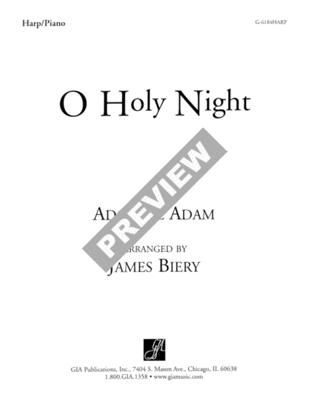 O Holy Night - Harp edition