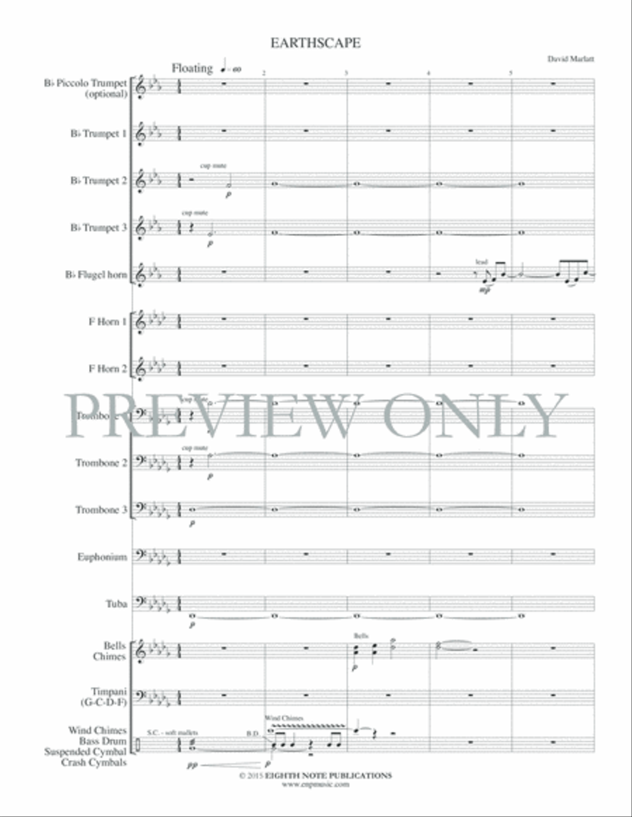 Earthscape Earthscape Small Ensemble scores gallery preview page 3