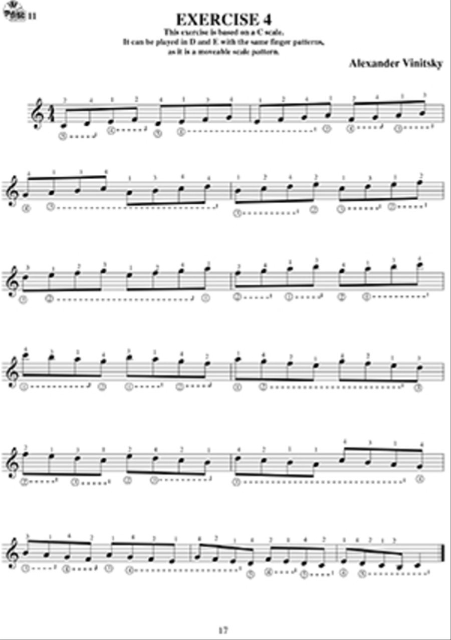 Jazz Etudes and Exercises for Classical Guitar Acoustic Guitar scores gallery preview page 4