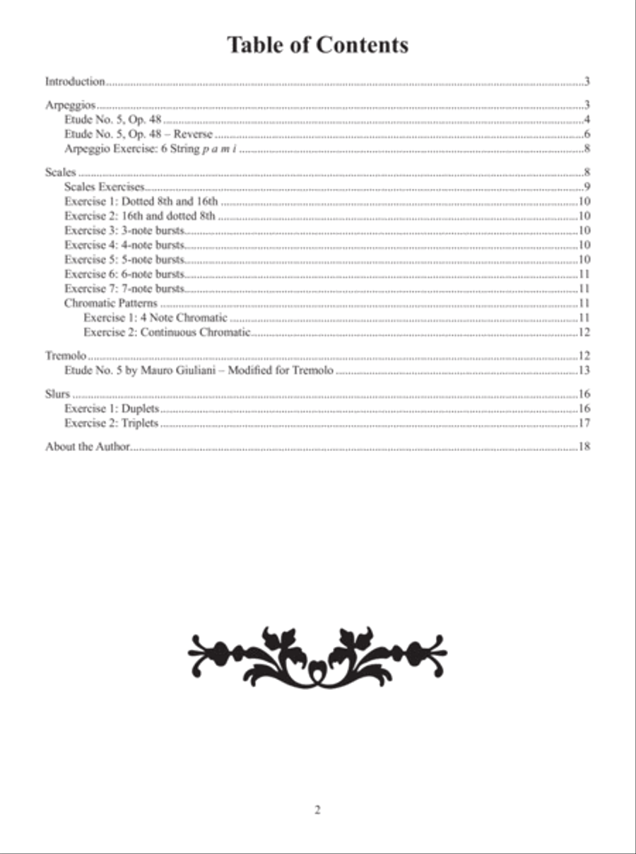 Complete Warm-Up for Classical Guitar Lute scores gallery preview page 3