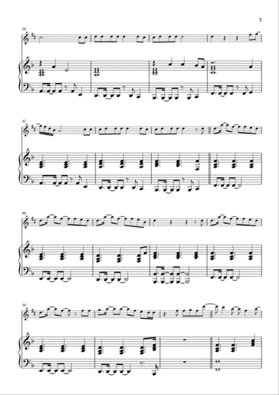 Naked Alto Saxophone scores gallery preview page 3