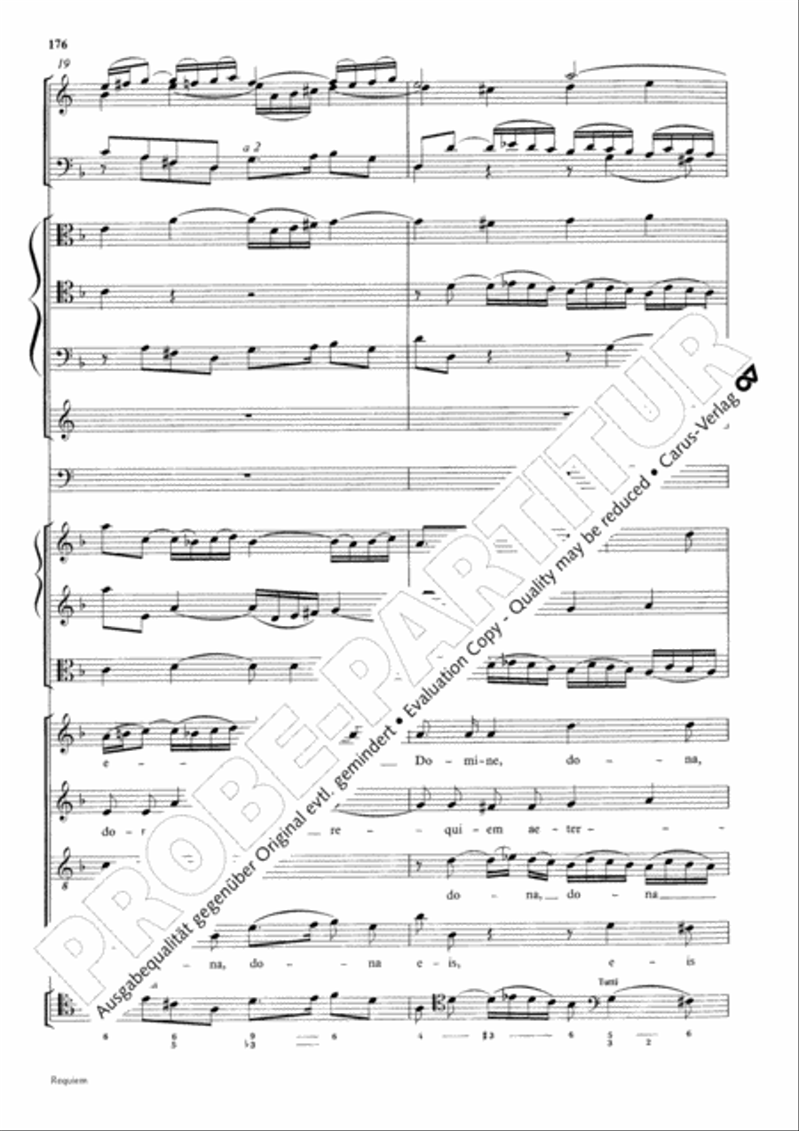 Requiem Requiem 4-Part scores gallery preview page 183