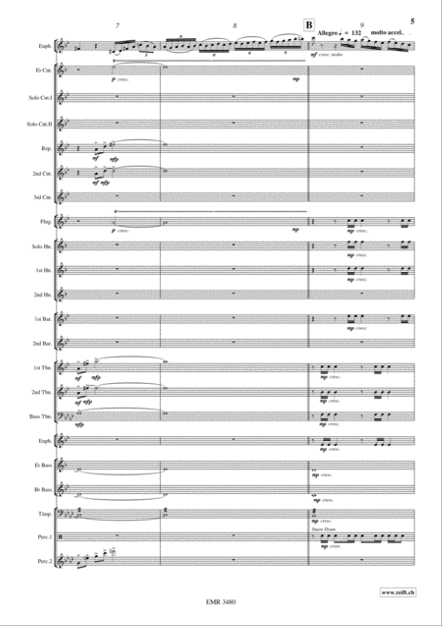 Devil's Concertino Devil's Concertino Brass Band scores gallery preview page 6