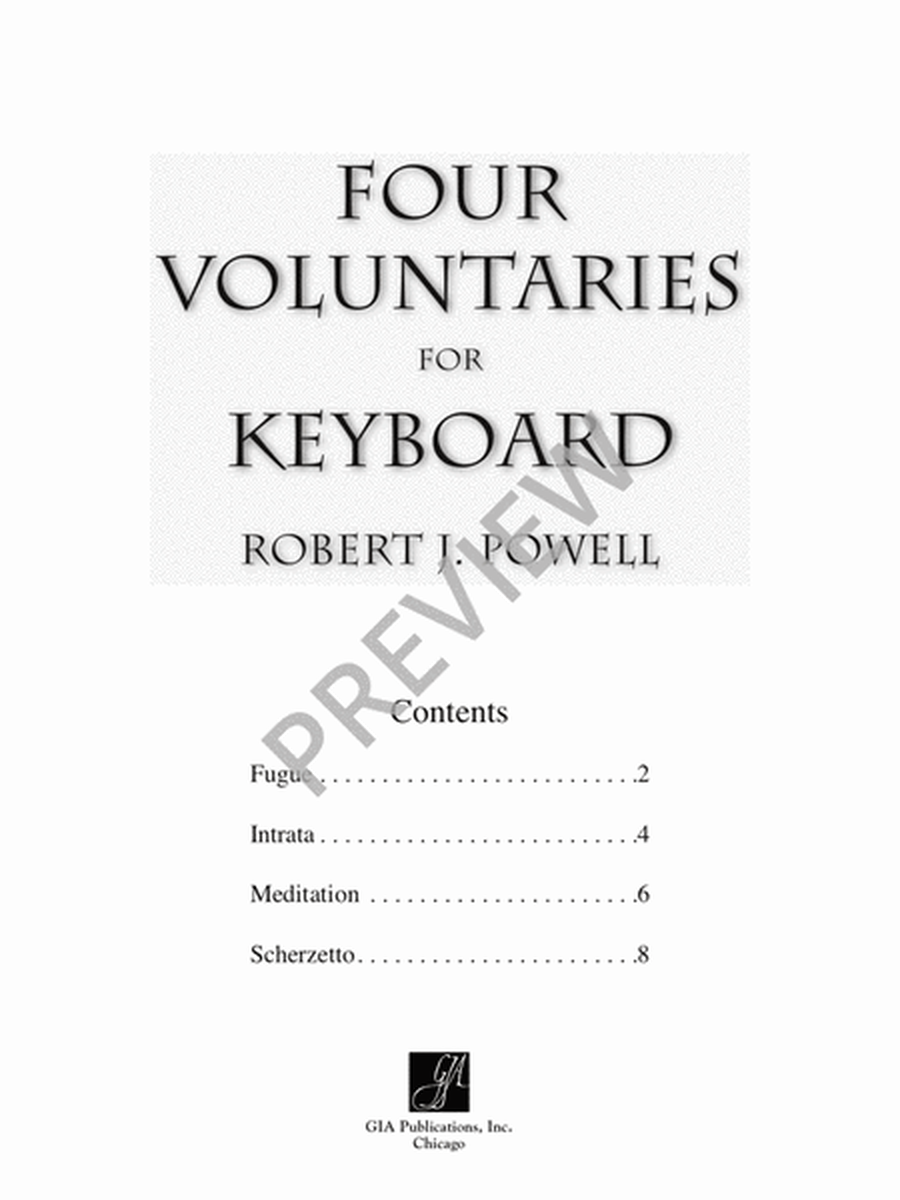 Four Voluntaries for Keyboard image number null