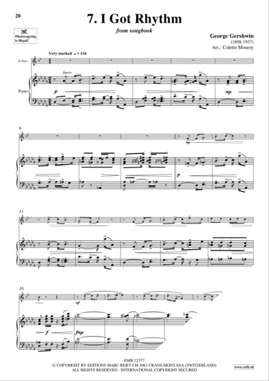 Gershwin 20 Greatest Hits Voice Solo scores gallery preview page 9