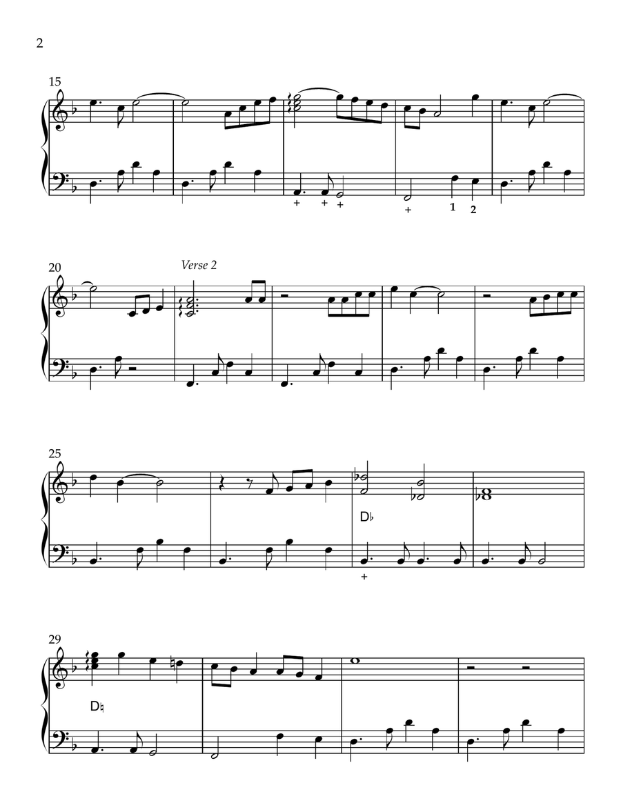 Let's Stay Together Let's Stay Together Pedal Harp scores gallery preview page 2