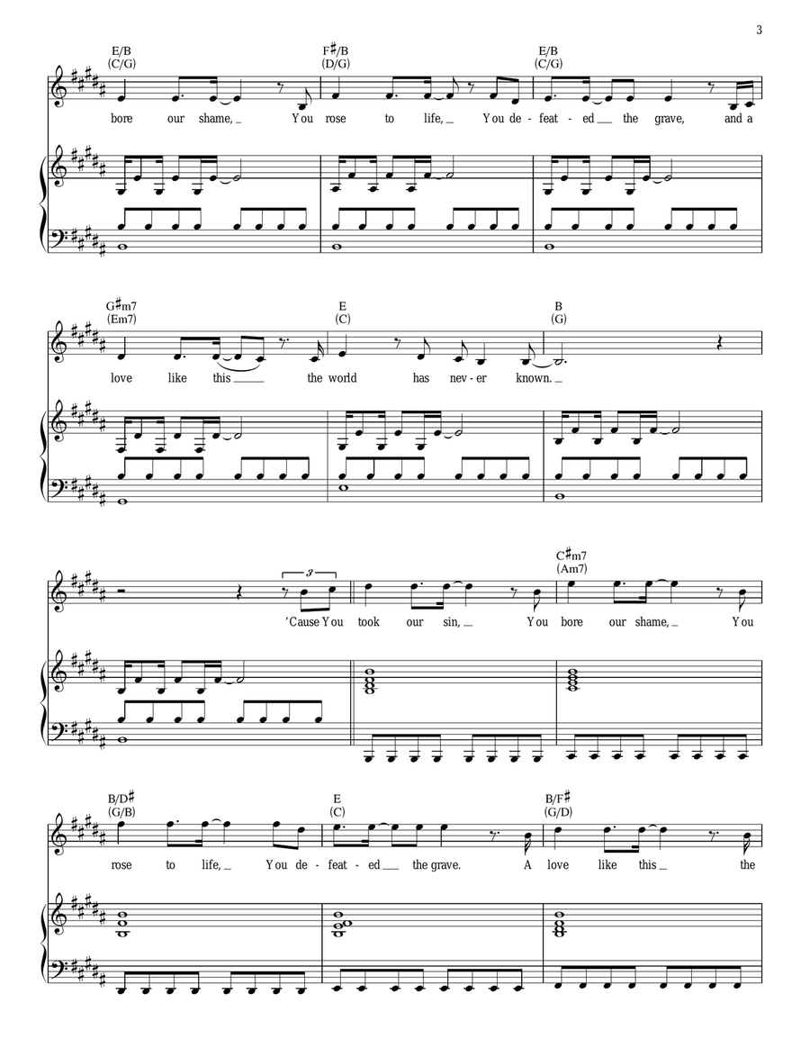 Jesus, Son Of God Jesus, Son Of God Piano, Vocal, Guitar scores gallery preview page 3