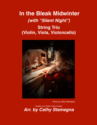 Book cover for In the Bleak Midwinter (with “Silent Night”) String Trio (Violin, Viola, Violoncello)