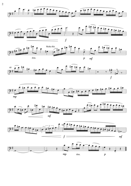 Scherzo for Double Bass and String Orchestra/String Quartet  ‘Tembo’ by David Catherwood image number null