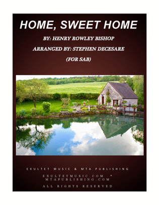 Book cover for Home, Sweet Home (SAB)