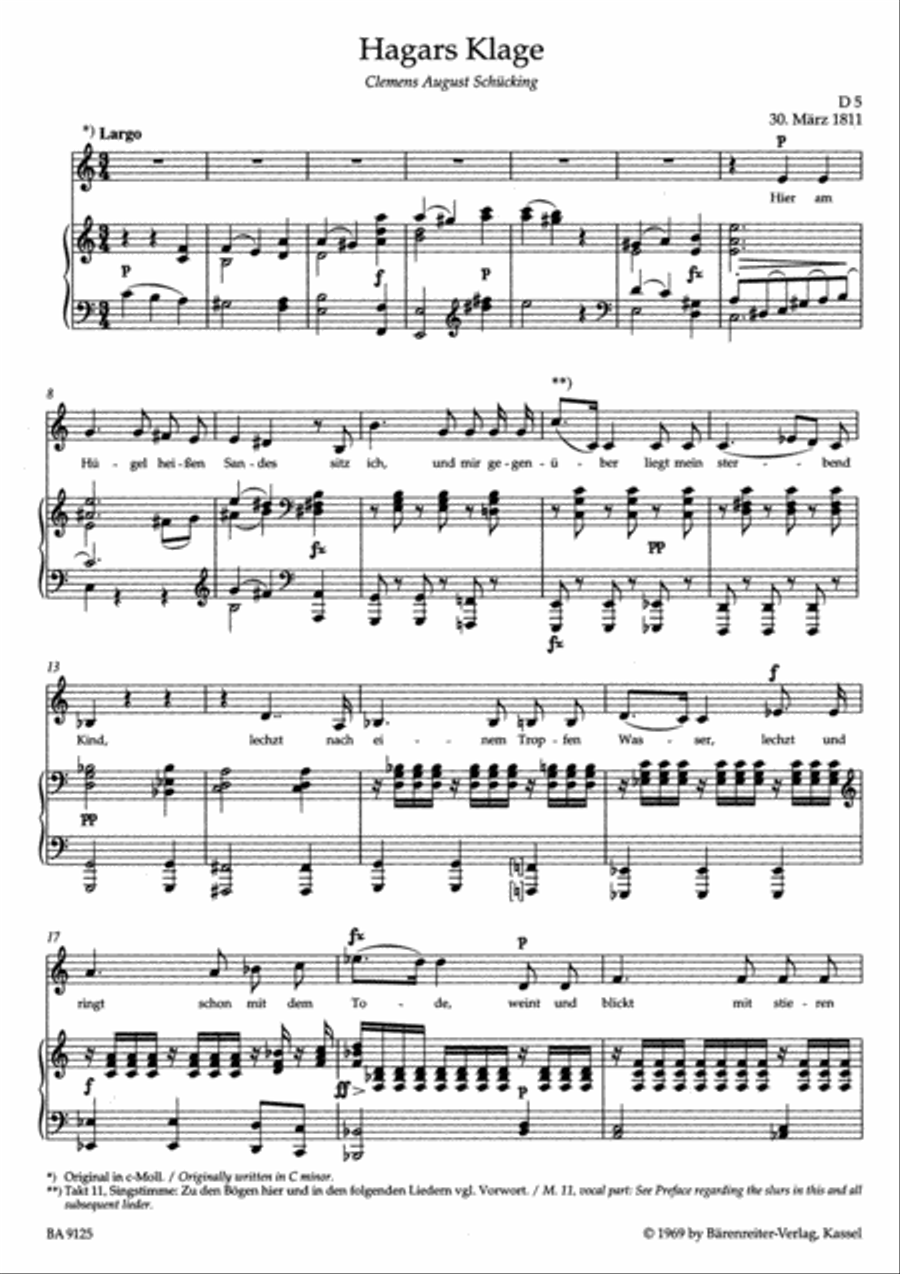 Lieder, Volume 5 Medium Voice scores gallery preview page 2