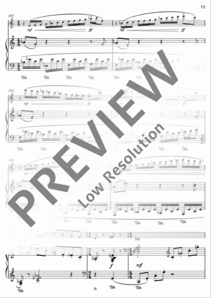 Our Lady's Minstrel B-Flat Clarinet scores gallery preview page 16