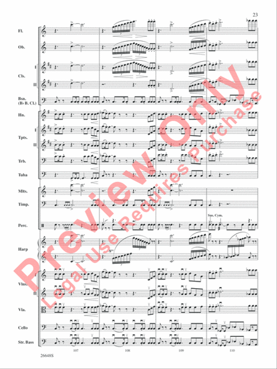 Superman Returns Full Orchestra scores gallery preview page 24