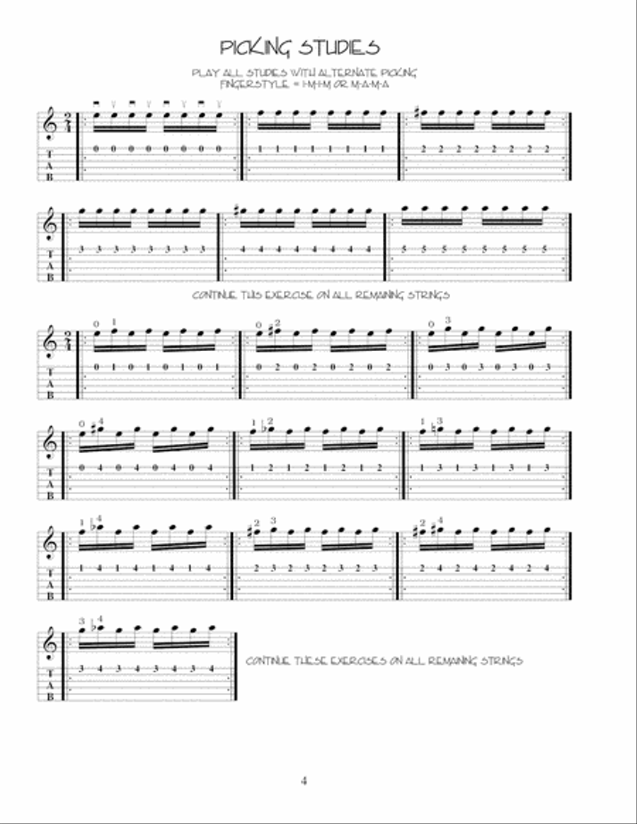 Guitar Journals - Technique Guitar scores gallery preview page 10