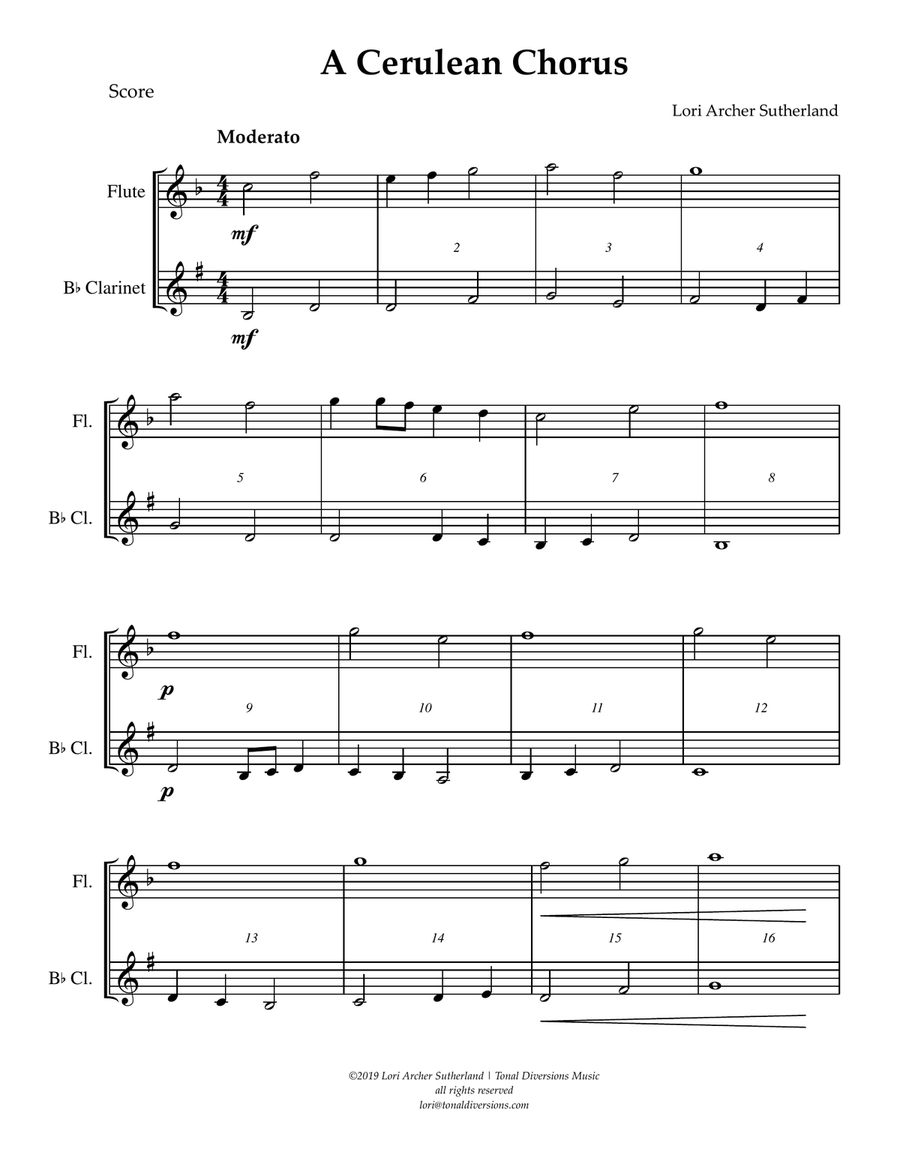 A Cerulean Chorus Choir scores gallery preview page 3