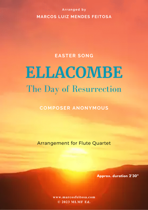 Book cover for ELLACOMBE (The Day of Resurrection) - Flute Quartet