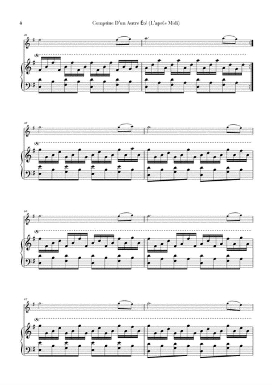 Comptine D'un Autre Été: L'après-midi Comptine D'un Autre Été: L'après-midi String Duet scores gallery preview page 4