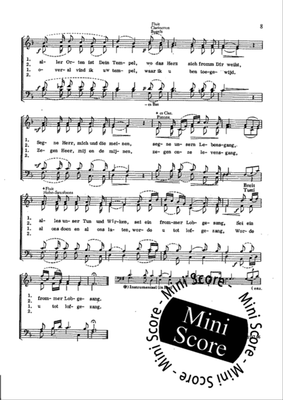 Deutsche Messe Fanfare Band scores gallery preview page 12