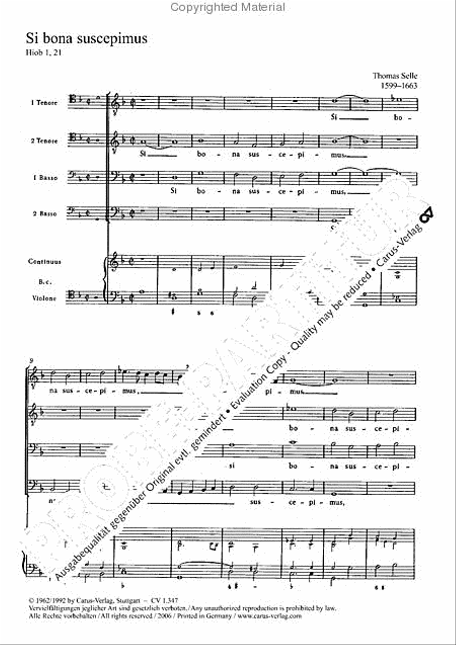 Si bona suscepimus TTBB scores gallery preview page 4