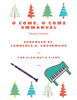 Book cover for O Come, O Come Emmanuel for Solo Clarinet